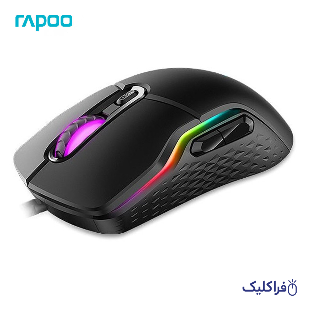 ماوس گیمینگ کابلی USB رپو Rapoo مدل VT200 دقت 6200dpi - تصویر 2